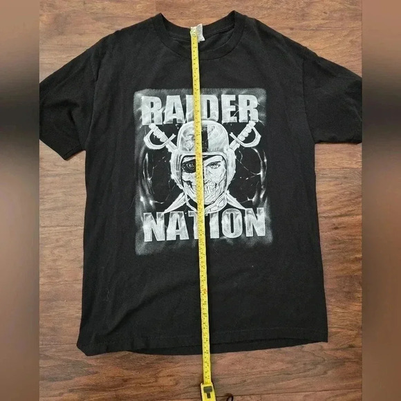 Vintage Y2K 00s NFL OAKLAND RAIDERS THE SILVER AND BLACK IS BACK T-SHIRT SIZE La - Picture 6 of 8